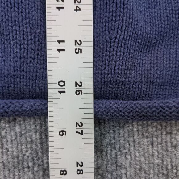 Vintage Hook Sport Mens Round Neck Long Sleeve Pullover Anchor Sweater Blue SZ S - Picture 11 of 12